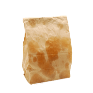 Greasy paper bag