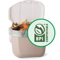 BPI compostable liner bag